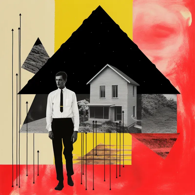 Artistic Abstract Mixed Media Collages