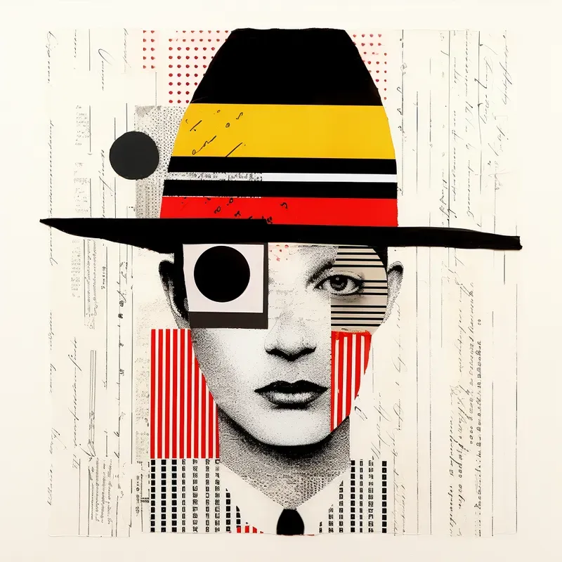 Artistic Abstract Mixed Media Collages