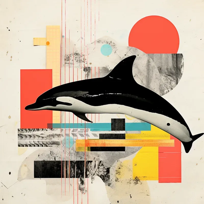 Artistic Abstract Mixed Media Collages