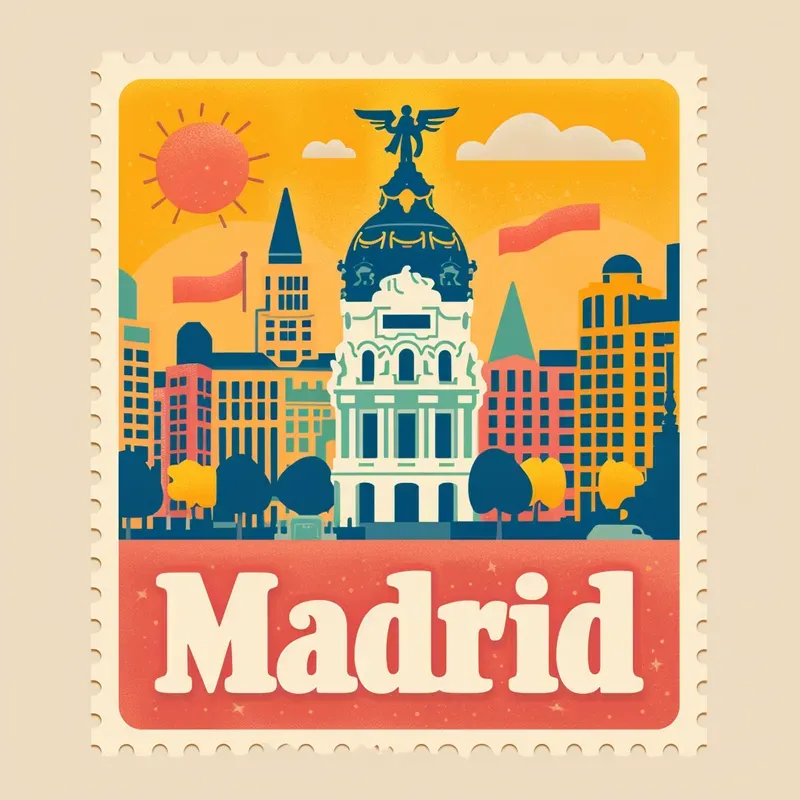 Pastel Travel Postage Stamps