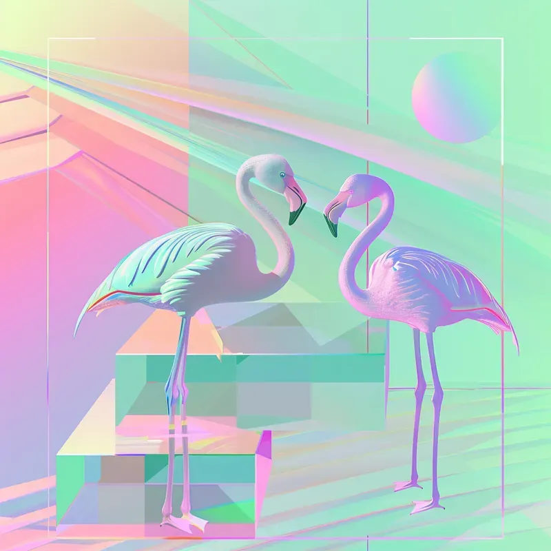 Vaporwave Retro Futurism Y2k Cover Art
