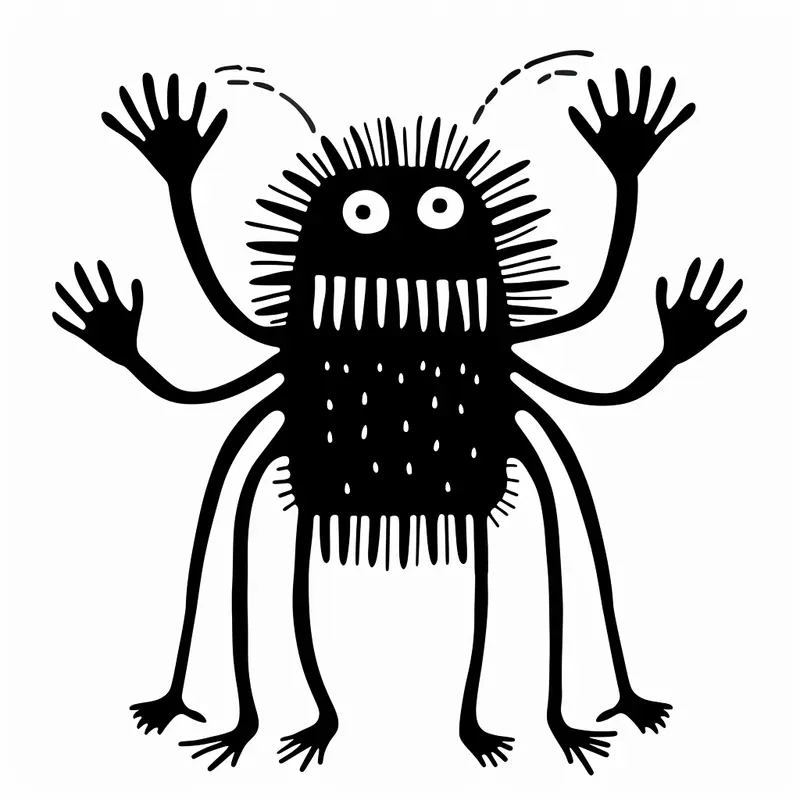 Simple Funny And Cute Doodle Vectors