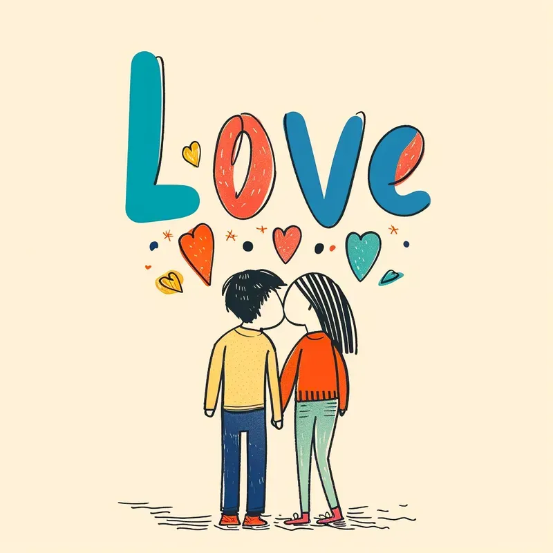 Cute Illustrations With Text For Kids