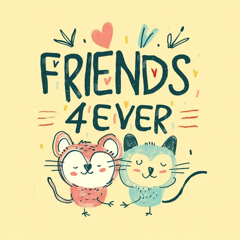 Pastel Kids Posters With Text