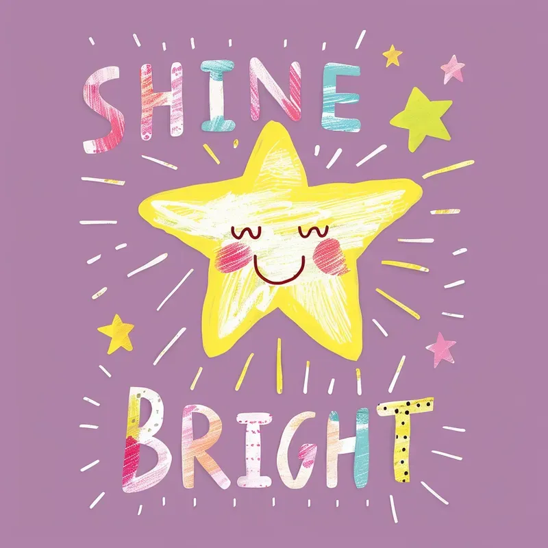 Pastel Kids Posters With Text