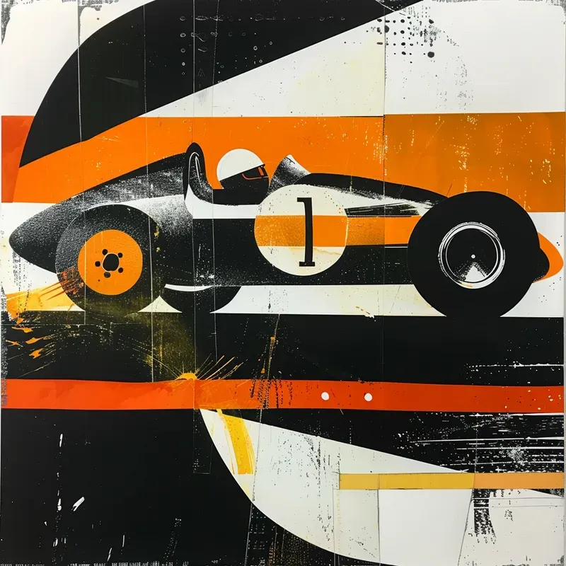 Artistic Abstract Painting Collages