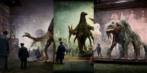 Macabre and Fantastic Natural History generated by midjourney