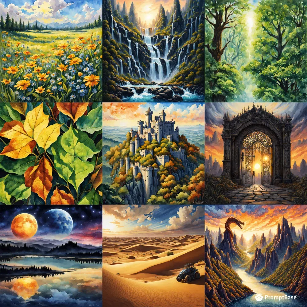 Boundless Fantasy Sceneries