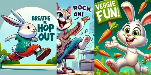 Funny Illustrations With Text generated by dalle
