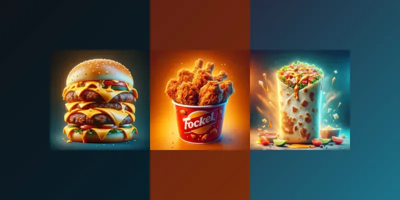 3D Realistic Food Scenes generated by undefined