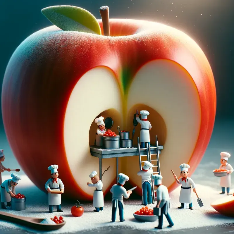 Lifelike Miniature Workers