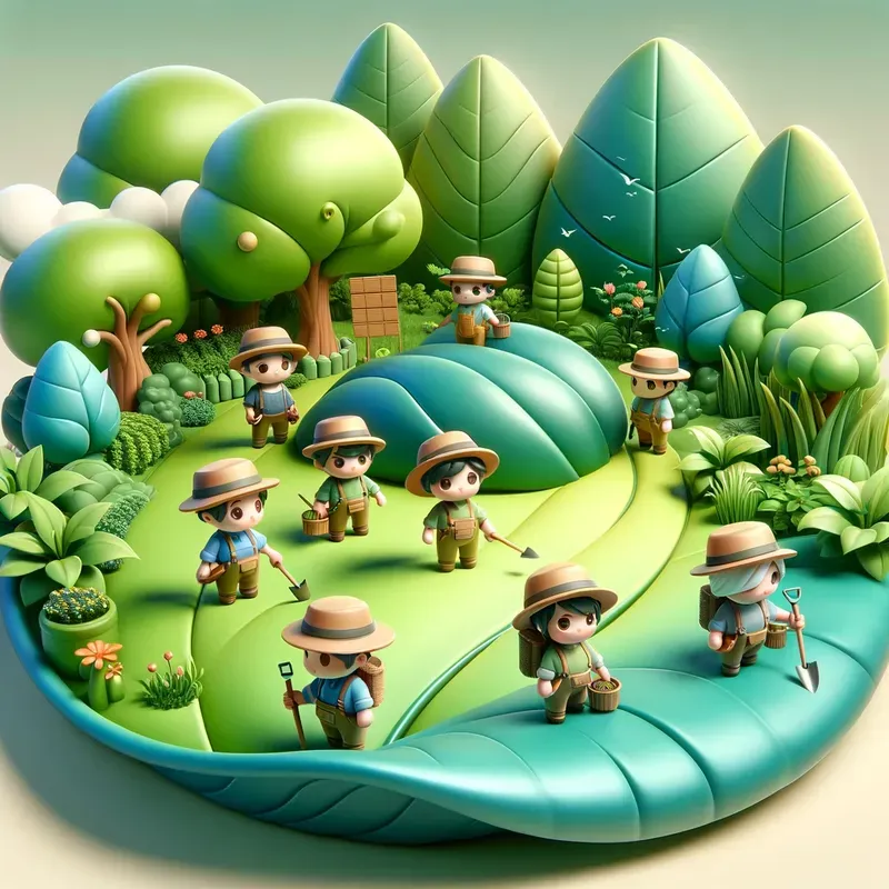 3D Miniature Workers