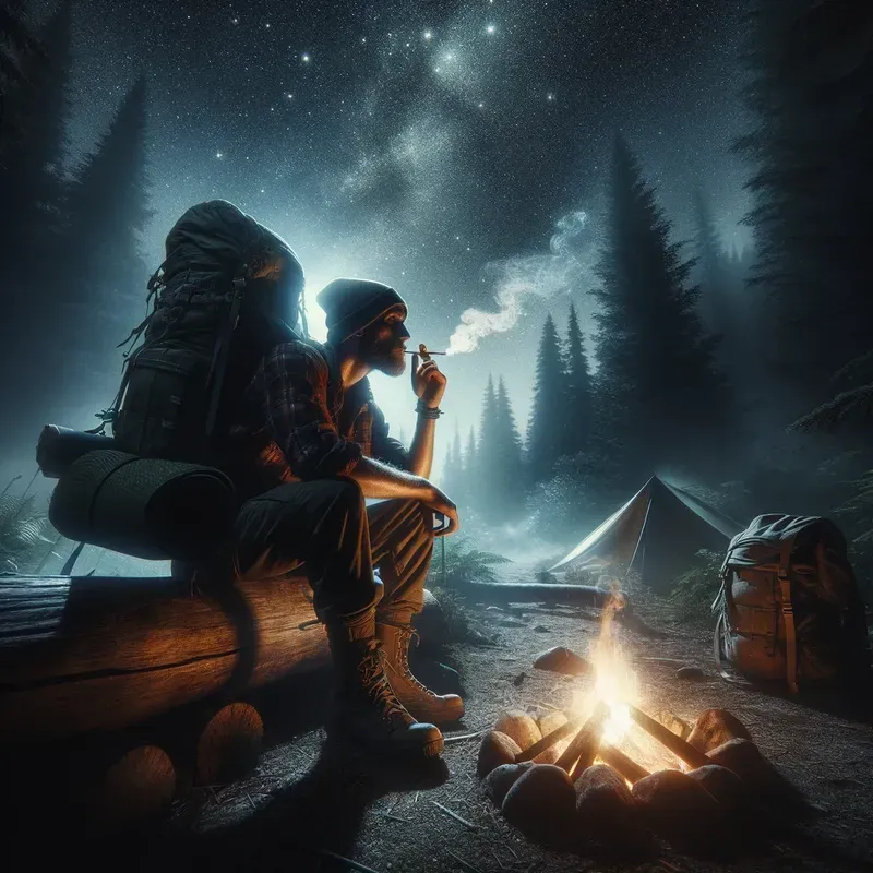 Photorealistic Cinematic Smoking People