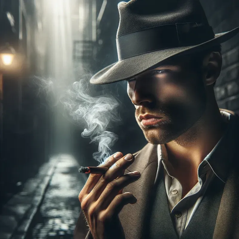 Photorealistic Cinematic Smoking People