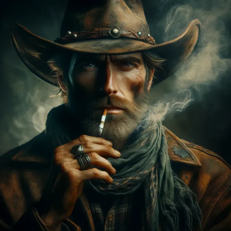 Photorealistic Cinematic Smoking People