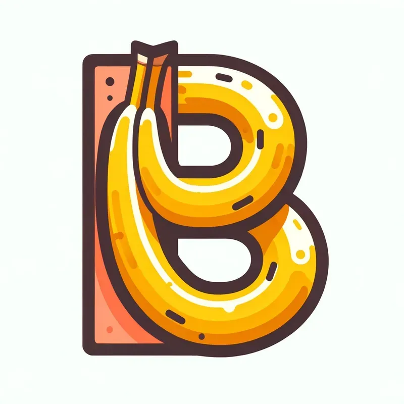 Vector Flat Food Letters