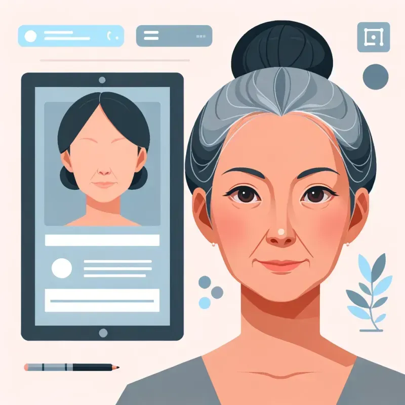 Flat Design Tech Portraits