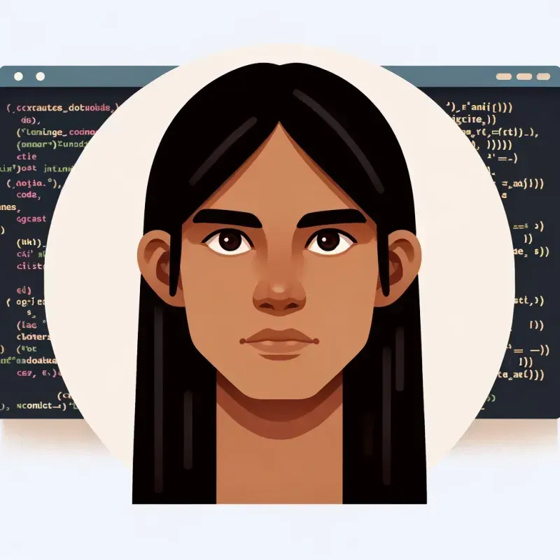 Flat Design Tech Portraits