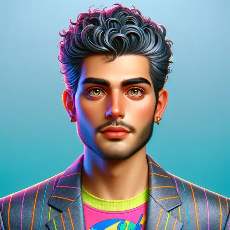 Retro Futuristic 3D Personas