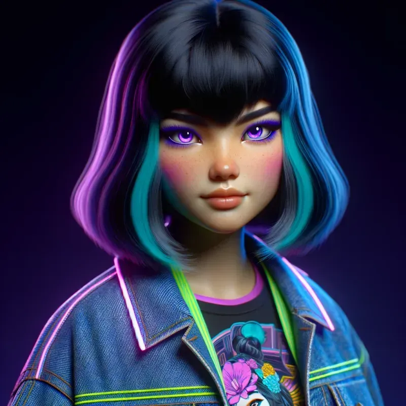 Retro Futuristic 3D Personas