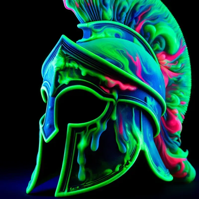 Cinematic Blacklight Objects