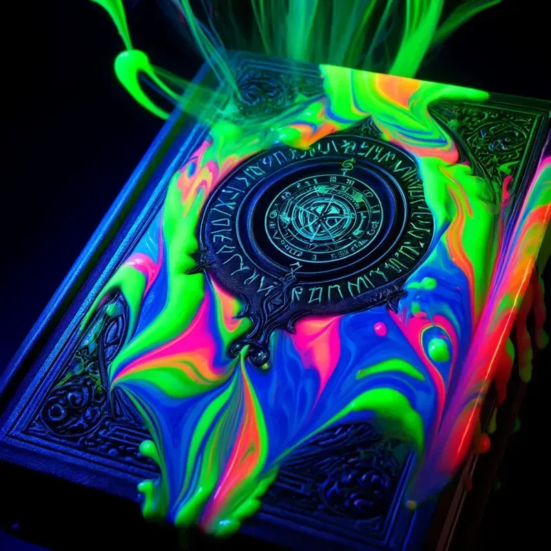 Cinematic Blacklight Objects