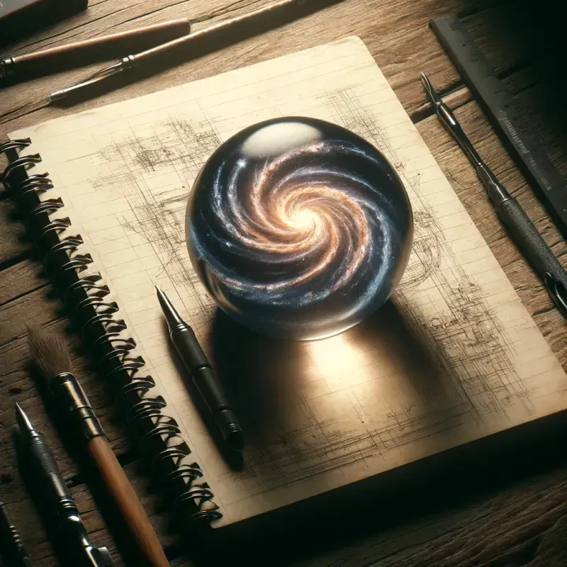 Cinematic Notebook Art