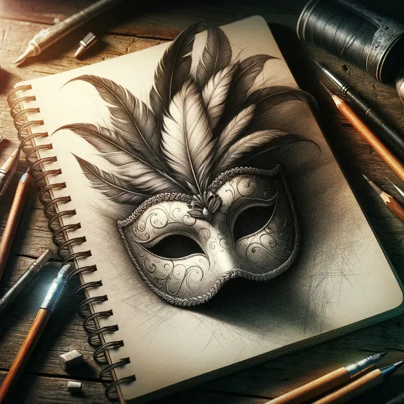Cinematic Notebook Art