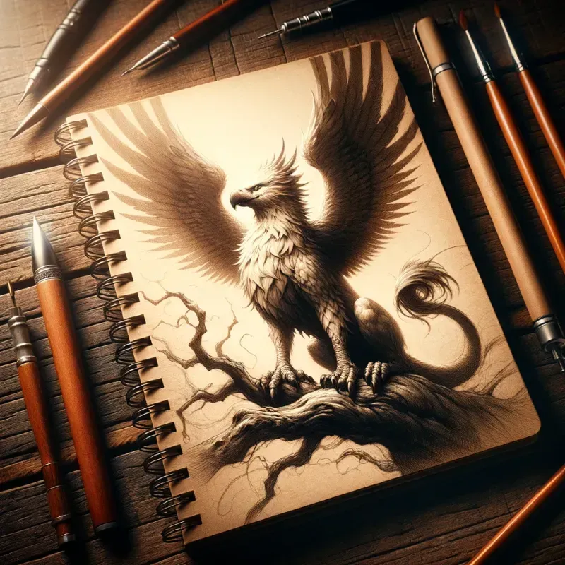 Cinematic Notebook Art