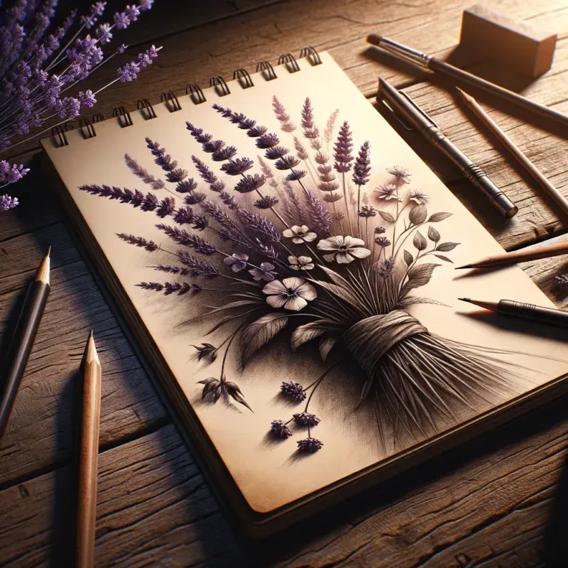 Cinematic Notebook Art