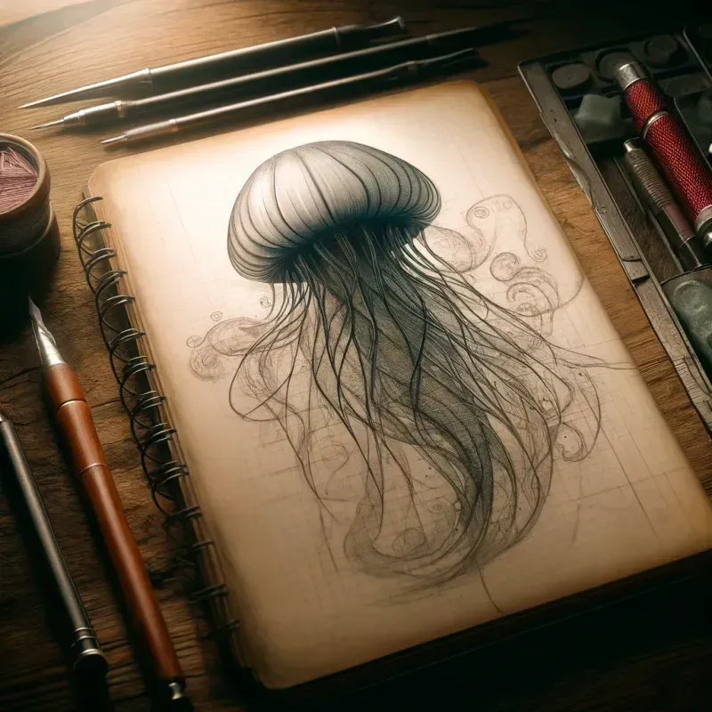 Cinematic Notebook Art