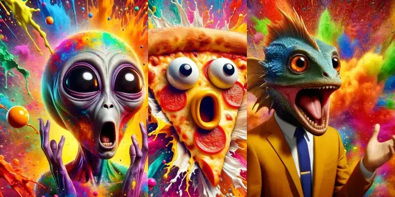 Shocked Meme Pop Art Photos generated by undefined