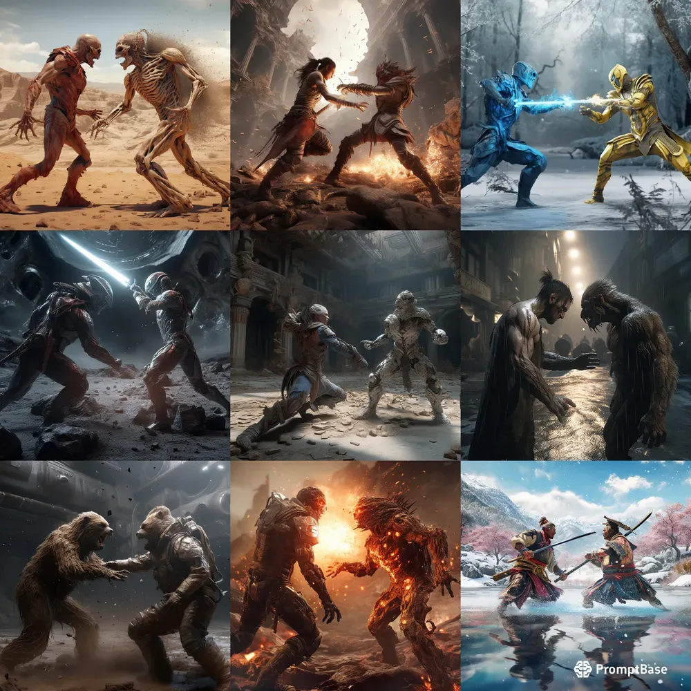 Characters Fights Unreal Engine 5