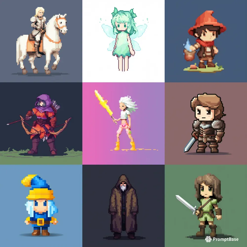 Pixel Characters