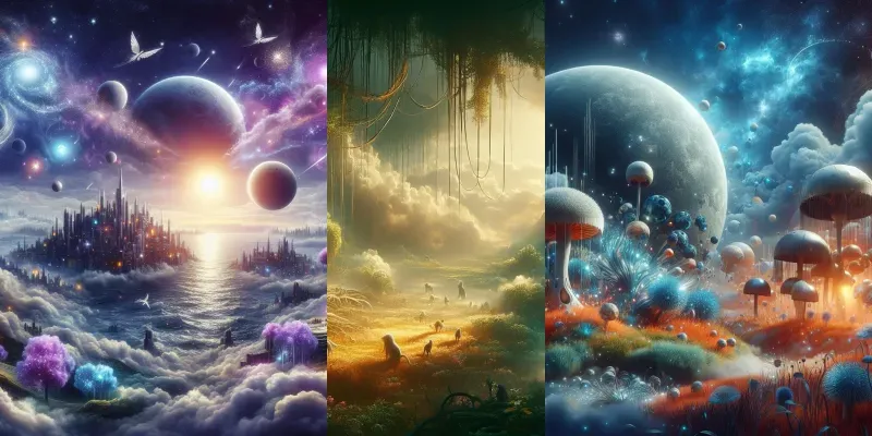 Surreal Dreamscapes generated by undefined