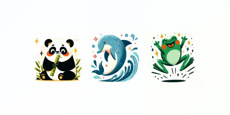 Sparkling Cute Cliparts generated by undefined