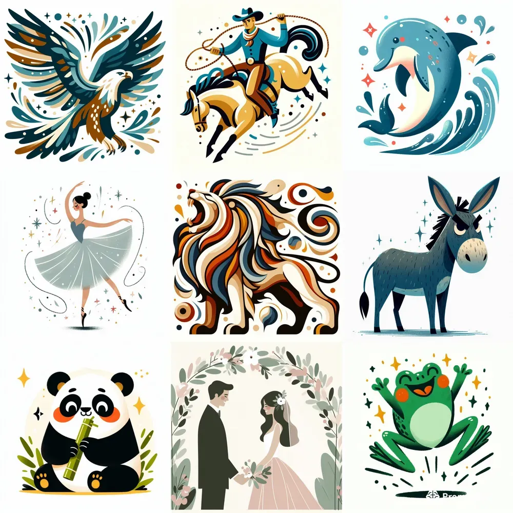 Sparkling Cute Cliparts