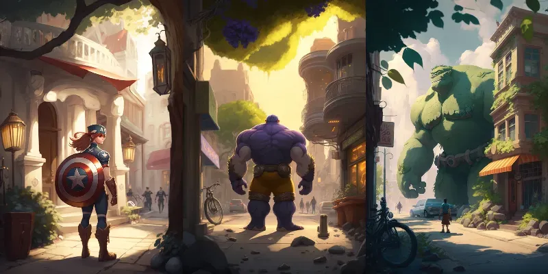 Revamped Superheroes And Villains generated by undefined