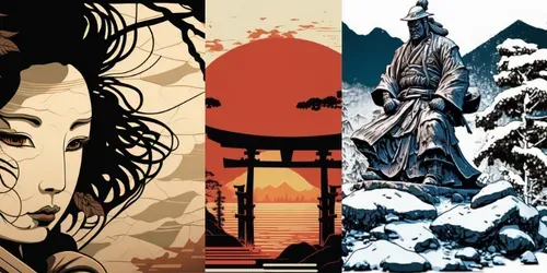 Feudal Japan Art generated by midjourney
