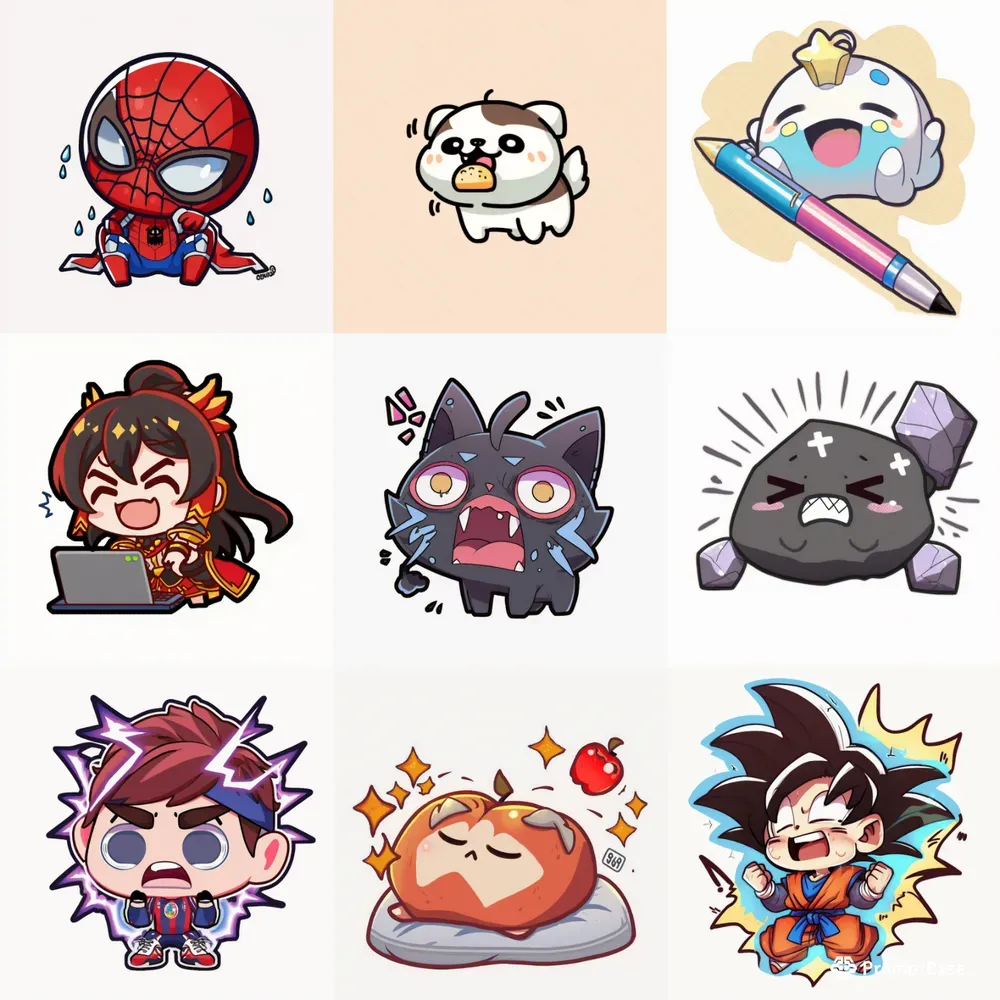 Emotion Inspired Stickers