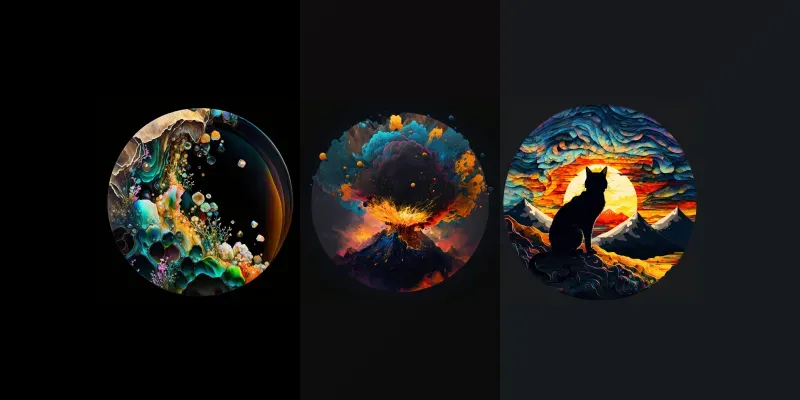 Vibrant T-shirt Designs generated by undefined