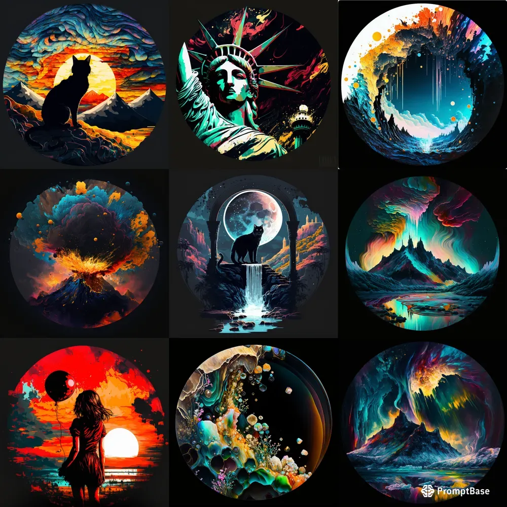 Vibrant T-shirt Designs