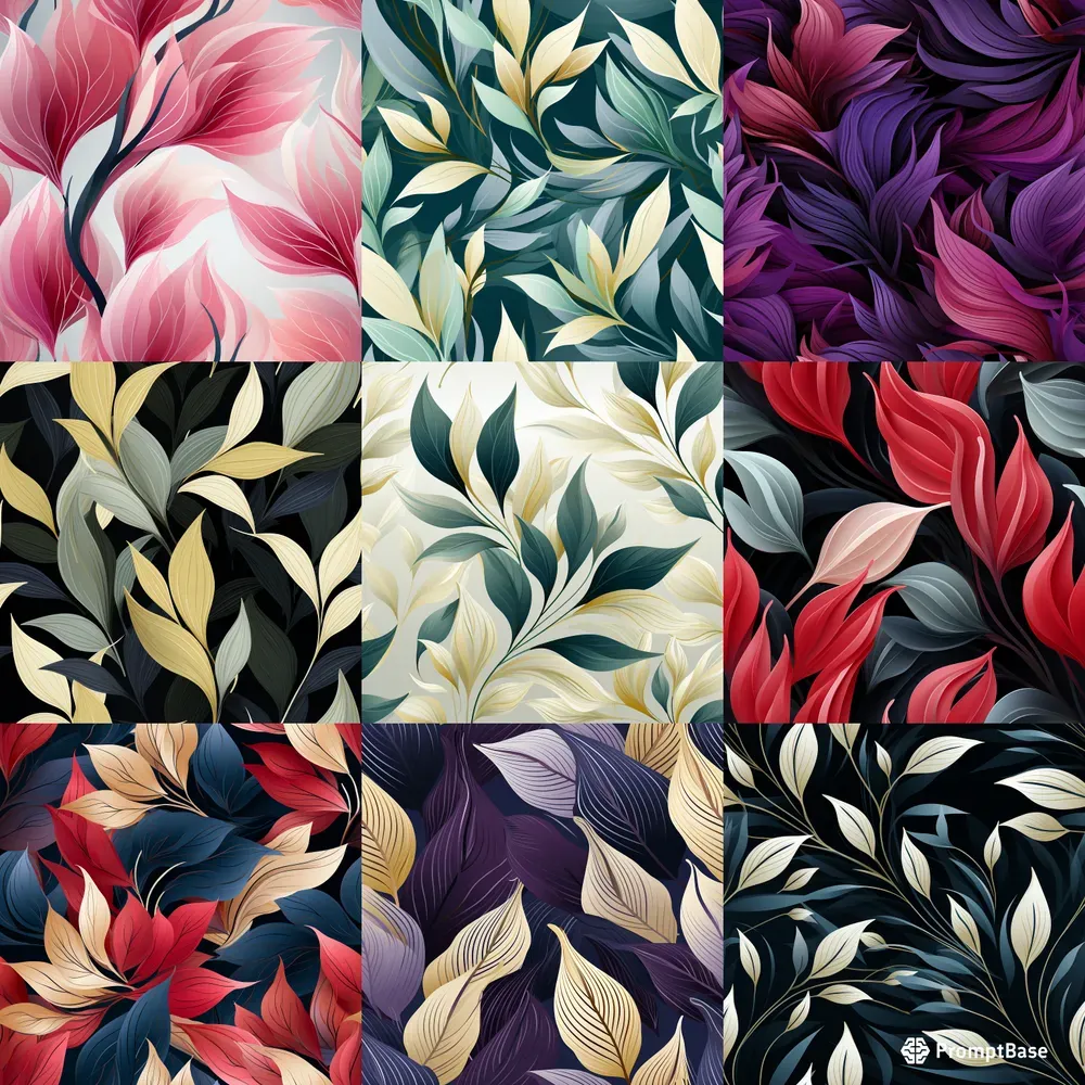 Leaves Seamless Patterns
