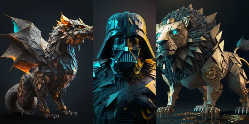 Origami Style generated by undefined