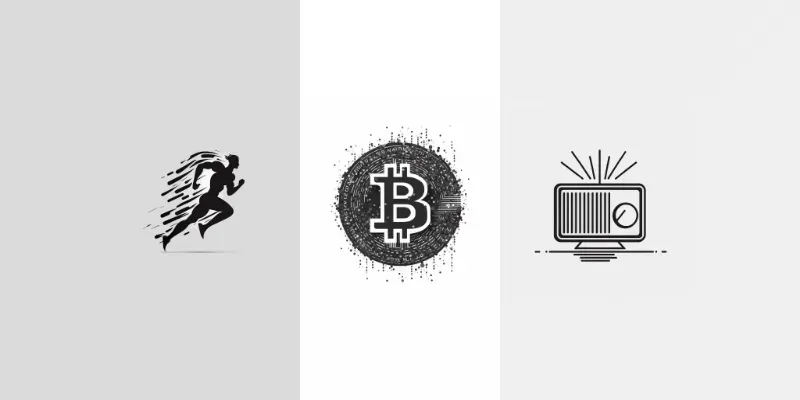Modern Black And White Logos generated by undefined