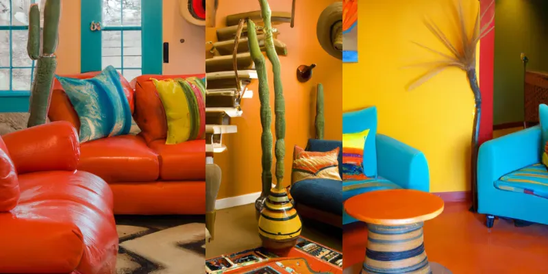 Colorful Fantasy Home Interiors generated by undefined