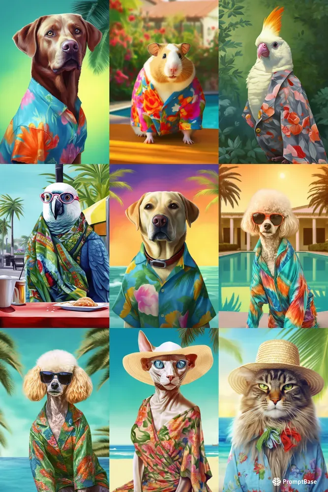 Island Life Animal Portraits