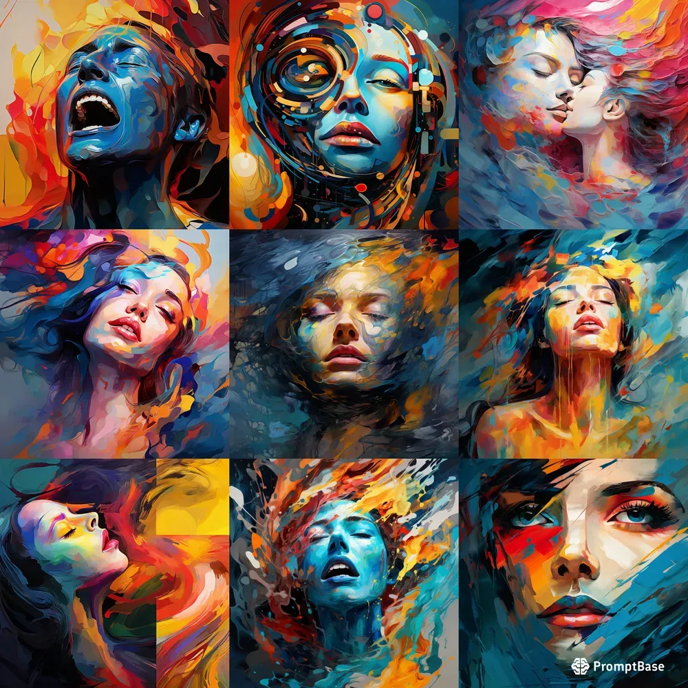 Abstract Emotion Portraits