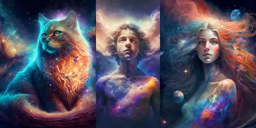 Galactic Transformations generated by midjourney