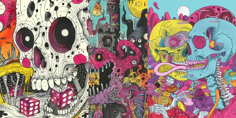 Super Dope And Crazy Album Covers generated by undefined